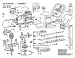 Bosch 0 603 221 503 Phs 66 G Hedge Trimmer 220 V / Eu Spare Parts